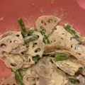クック29YBVJ☆'s cooksnap of when they made 蓮根の胡麻マヨサラダ.