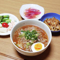 ﾋﾟﾛﾐ♡'s cooksnap of when they made 熱々とろ～り モヤシそば(*´╰╯`๓).