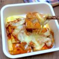 りいママPAD's cooksnap of when they made 厚揚げ豚キムチ★豚キムチチーズ簡単レンジ.