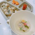 ゆにこーん☆'s cooksnap of when they made お食い初めメニュー② 蛤のお吸い物.