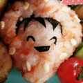 みみほか's cooksnap of when they made キャラ弁☆いちごちゃん♪.