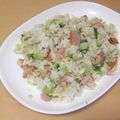 きらり流れ星's cooksnap of when they made 蕪の葉で♡和風チャーハン.