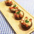 horseland's cooksnap of when they made 簡単☆椎茸のウインナーマヨチーズ焼き.