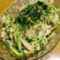 ルパンのかあさん☆彡's cooksnap of when they made 【下味冷凍】蒸し鶏のヘルシーごま梅肉和え.