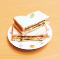★ぴよぴよ501★'s cooksnap of when they made ほうれん草と卵のサンドイッチ☆.