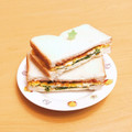 ★ぴよぴよ501★'s cooksnap of when they made ほうれん草と卵のサンドイッチ☆.