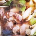 ねこのガストン's cooksnap of when they made 鶏南蛮♪冷あつ・つけうどん！.