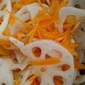 ◯みるくまま◯'s cooksnap of when they made レンコンと人参のなます.