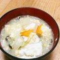 メルティローズ's cooksnap of when they made 大根おろしと溶きたまごの味噌汁♪.