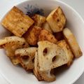 こうきとだいきママ's cooksnap of when they made れんこんと厚揚げのこくウママヨソテー.