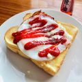 ねっちゃんっ's cooksnap of when they made ＊ピリっと大人味　ナポリタントースト＊.