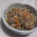 きらり流れ星's cooksnap of when they made 豚肉ともやしの生姜ポン酢和え☆.