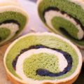 yumirro's cooksnap of when they made 抹茶渦巻きパン 大納言小豆入り.