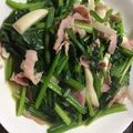 クック2H9MD0☆'s cooksnap of when they made ベーコンとほうれん草のソテー.