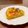 miーtai's cooksnap of when they made じゃがいもほうれん草ハムのチーズオムレツ.