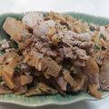 べるＬ＠ＮＩ's cooksnap of when they made シャキシャキ！豚バラとメンマの中華炒め.