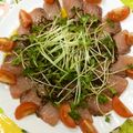 ほもさぴくろまによん's cooksnap of when they made ハマチの刺身で♪塩昆布カルパッチョ.