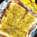 ミカ★ヅキ's cooksnap of when they made ✽バジルバターのトースト✽.