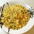 しげその's cooksnap of when they made 簡単♪鮭フレークでチャーハン.