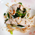 虎徹のママ's cooksnap of when they made 豚もやしほうれん草の春雨炒め。ダイエット.
