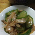 凪なぎ's cooksnap of when they made きゅうりとえのきのコチュジャン和え.
