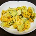 れいちょんぐ's cooksnap of when they made かぼちゃ＆新玉ねぎ＆きゅうりのサラダ☆.