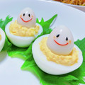 ゆりほのママ♪'s cooksnap of when they made ゆで卵で可愛く♡onたまちゃん.