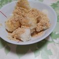 ＊＊＊はちみつ＊＊＊'s cooksnap of when they made レンジで簡単♡絹ごし豆腐Deわらび餅♡.