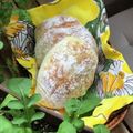 momole's cooksnap of when they made もっちりチャバタ.