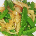 クックDAD's cooksnap of when they made さやえんどうと玉ねぎの味噌炒め.