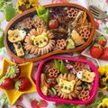 よっち's cooksnap of when they made 動物いっぱいのお弁当♪ライオン・キリン編.