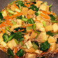 4kidsゆりみんか's cooksnap of when they made 厚揚げと野菜のとろみあん丼.