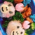 まなニャンちゅう☆'s cooksnap of when they made はなかっぱとももかっぱちゃんのキャラ弁♪.