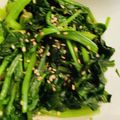 ⭐しふぉんけぇーき⭐'s cooksnap of when they made ほうれん草の胡麻和え.