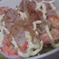なんｔａｎ's cooksnap of when they made ☆エビ＆アボカドのサラダ丼☆.