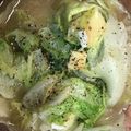 saki1010's cooksnap of when they made ポン酢でレタスのチーズ蒸し.