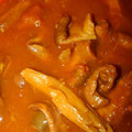 mmiwa's cooksnap of when they made 簡単！豚モツとトマトの赤ワイン煮込み.