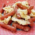 あーこ姐's cooksnap of when they made ポークビッツの卵炒め.