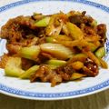 もすろー's cooksnap of when they made 牛肉とセロリの炒め物.