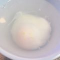 ｱｲﾊﾅ's cooksnap of when they made レンジで温泉たまご.