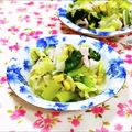 ｍａｒｉ♪'s cooksnap of when they made ルクエで★学校給食の小松菜のあえもの.