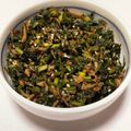みーこ99829's cooksnap of when they made ご飯のお供に☆人参葉のしらす・胡麻炒め.