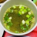 muumi☆'s cooksnap of when they made 即席鍋なしで作る和風梅干しワカメスープ！.