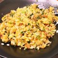 ちゃもちゃっちゃ's cooksnap of when they made 超簡単にパラパラ＊納豆としらすの炒飯.