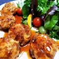 辰夫女子's cooksnap of when they made かさまし万歳！弁当！ふわふわ豚こまボール.