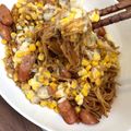 りいママPAD's cooksnap of when they made コーンバターチーズ袋ソース焼きそば★簡単.