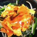 ピニヨ's cooksnap of when they made ★うちのもやしニラ玉中華あんかけ★.