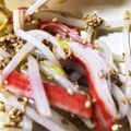 ♥︎atk♥︎'s cooksnap of when they made ♡もやしとカニカマのナムル♡.