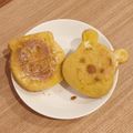 YUTOOTO's cooksnap of when they made 幼児のおやつ♡カボチャ入り焼きドーナツ②.