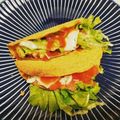 akoreana's cooksnap of when they made フレッシュ野菜を食べてくださいタコス.